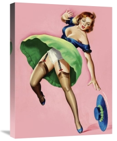 Peter Driben - Mid-Century Pin-Ups - Wink Magazine - Strong Wind