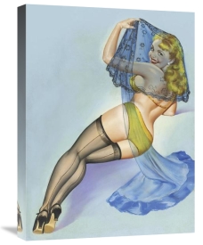 Peter Driben - Mid-Century Pin-Ups - The Veil
