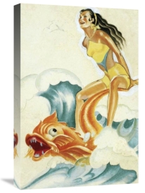 Peter Driben - Mid-Century Pin-Ups - Whisper Magazine - Wave Rider