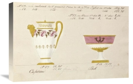 Honoré - Cafetière et bol, ca. 1800-1820