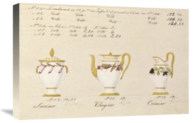 Honoré - Sucrier, chéyère et crêmier, ca. 1800-1820