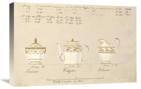 Honoré - Sucrier, chéyère et crêmier, ca. 1800-1820