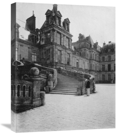 Eugène Atget - Fountainebleau, 1903 - Cour des Adieux