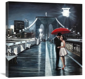 Pierre Benson - Kissing on Brooklyn Bridge