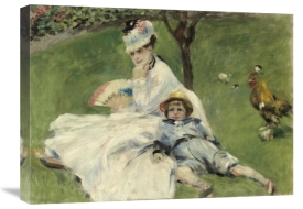 Pierre-Auguste Renoir - Madame Monet and Her Son