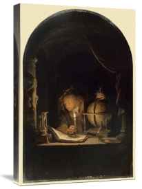Gerrit Dou - Astronomer by Candlelight, late 1650s