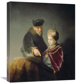 Workshop of Rembrandt Harmensz van Rijn - A Young Scholar and his Tutor
