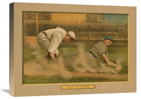 American Tobacco Company - Out at Third, Baseball Card
