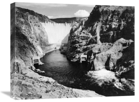 Ansel Adams - Hoover Dam from Across the Colorado River - National Parks and Monuments, 1941