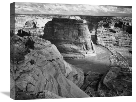 Ansel Adams - View of valley from mountain, Canyon de Chelly, Arizona - National Parks and Monuments, 1941