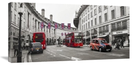 Pangea Images - Buses and taxis in Oxford Street, London