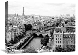 Vadim Ratsenskiy - View of Paris and Seine river