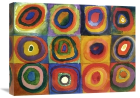 Wassily Kandinsky - Squares with Concentric Circles