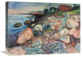 Edvard Munch - Shore with Red House, 1904