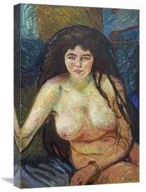 Edvard Munch - Female Nude; The Beast, 1902