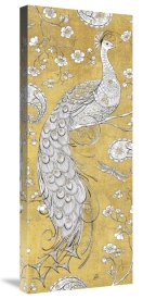 Daphne Brissonnet - Color my World Ornate Peacock II Gold