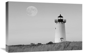 Katherine Gendreau - Moon over Marthas Vineyard BW