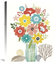 Michael Mullan - Seaside Bouquet IV Mason Jar