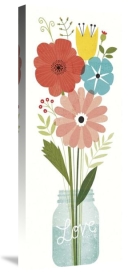 Michael Mullan - Seaside Bouquet VI Mason Jar