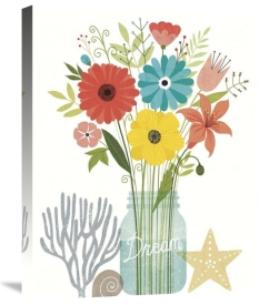 Michael Mullan - Seaside Bouquet III Mason Jar