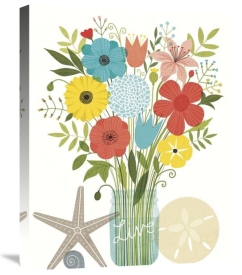 Michael Mullan - Seaside Bouquet I Mason Jar