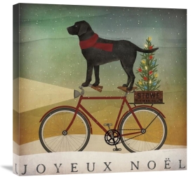 Ryan Fowler - Black Lab on Bike Christmas