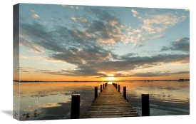 Pangea Images - Morning Lights on a Jetty