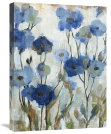 Silvia Vassileva - Abstracted Floral in Blue III