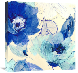 Kelly Parr - Toile Fleurs II