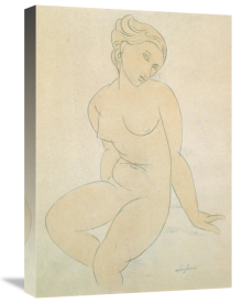 Amedeo Modigliani - Seated Female Nude