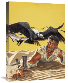 Mort Kunstler - Staked Out in the Desert