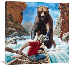 Mort Kunstler - Grizzly Trap