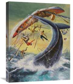 Mort Kunstler - Whale of a Tale