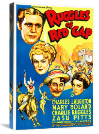 Hollywood Photo Archive - Charles Laughton and Zasu Pitts in Ruggles of Red Gap