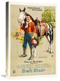 Hollywood Photo Archive - Dustin Farnum, Ben Blair,  1916