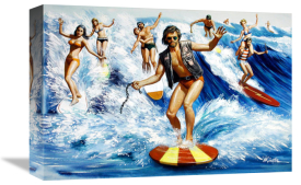 Mort Kunstler - The Hell Surfers