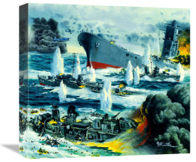 Mort Kunstler - Harm's Way: Sinking of the Yamato