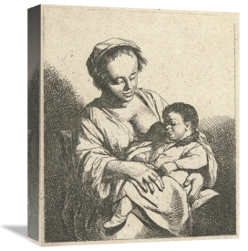 Cornelis Bega - Mother and Child, 17th century