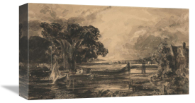 John Constable - River Stour, Suffolk, 19th century