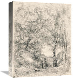 Jean-Baptiste-Camille Corot - Les Jardins d'Horace, 1855