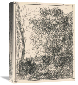 Jean-Baptiste-Camille Corot - La Ronde Gauloise, 1857