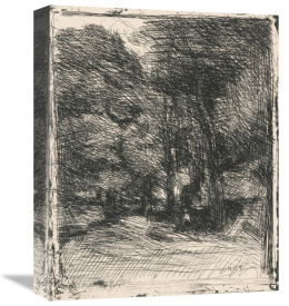 Jean-Baptiste-Camille Corot - Souvenir du Bas Breau, 1857