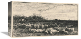 Charles Francois Daubigny - Le Grand Parc a Moutons, 1862