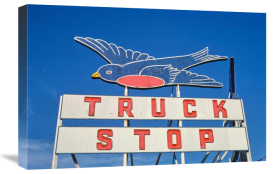 John Margolies - Blue Bird Truck Stop sign, Pryor Street, Atlanta, Georgia