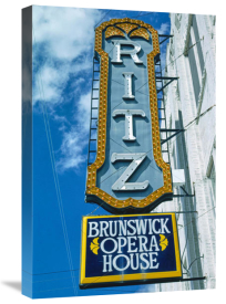 John Margolies - Ritz Theater sign, Brunswick, Georgia
