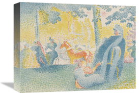 Henri Edmond Cross - Aux Champs Elysees, 1898