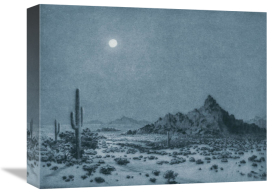 George Elbert Burr - Arizona Night, ca. 1910-1921