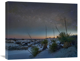 Tim Fitzharris - Salt flats at night, Guadalupe Mountains National Park, Texas