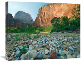Tim Fitzharris - Angels Landing and Virgin River, Zion National Park, Utah