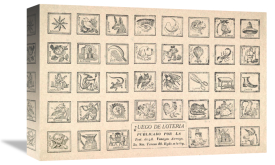 Jose Guadalupe Posada - Lottery Game (Juego de loteria), ca. 1910s.